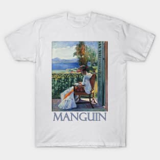 Jeanne on the Balcony by Henri Manguin T-Shirt